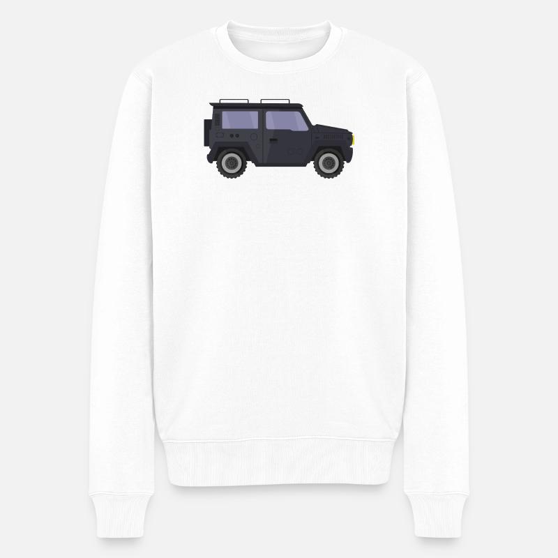 Jeep - Pull Premium bio Homme - blanc