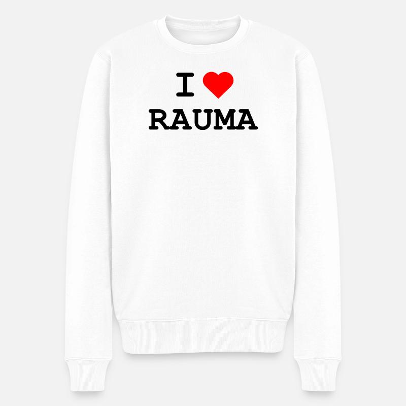 Je l’aime Rauma - J’aime Rauma - Pull Premium bio Homme - blanc