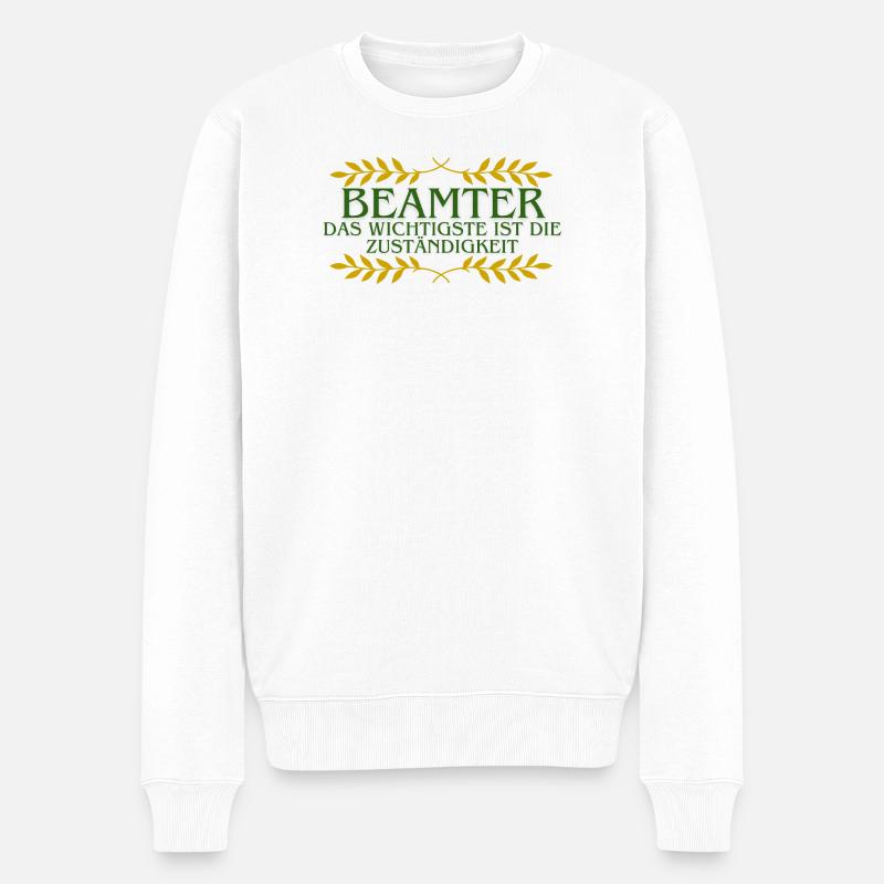 Fonctionnaire : Responsabilités - Pull Premium bio Homme - blanc
