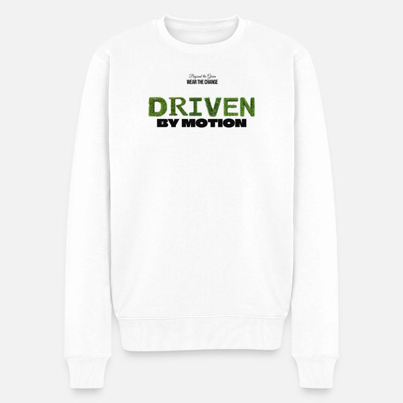 Animé par le mouvement - Pull Premium bio Homme - blanc