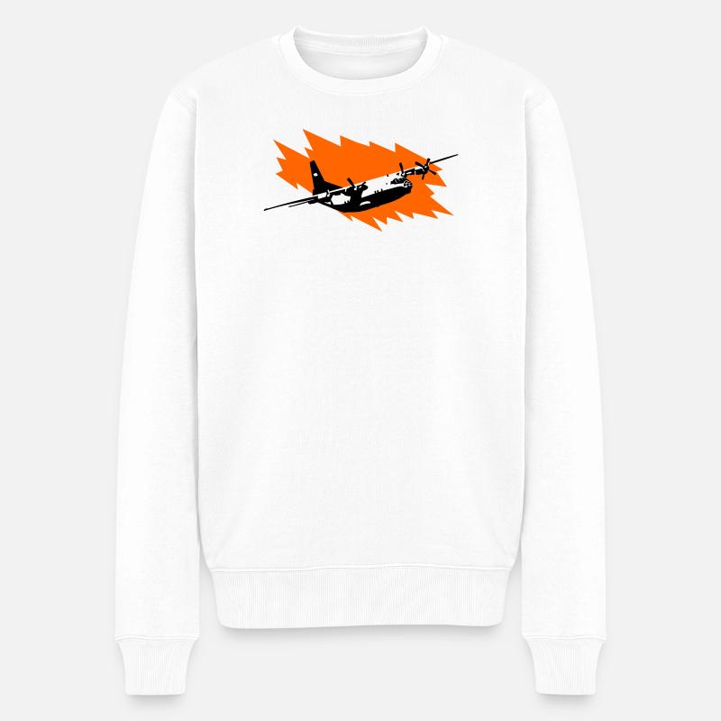 An-12 - Männer Premium Bio Pullover - Weiß