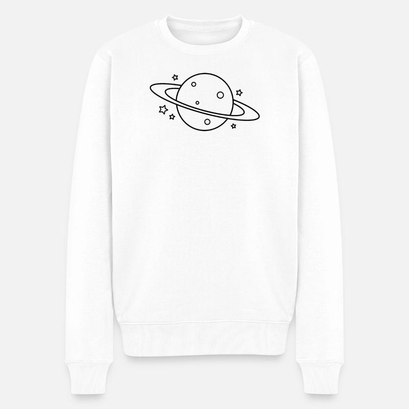 planète - Pull Premium bio Homme - blanc