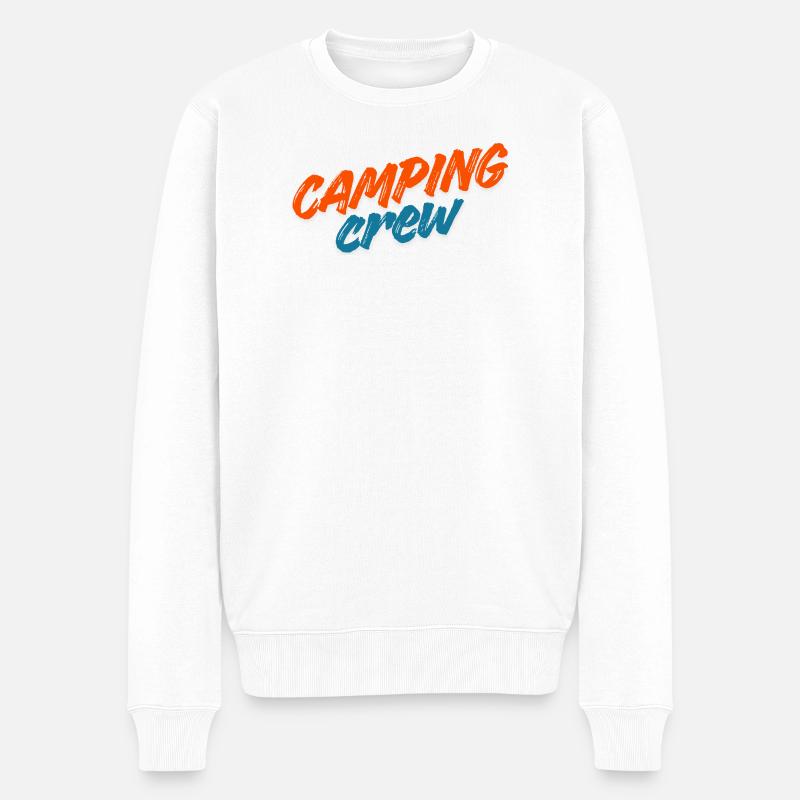Équipe de camping - Pull Premium bio Homme - blanc