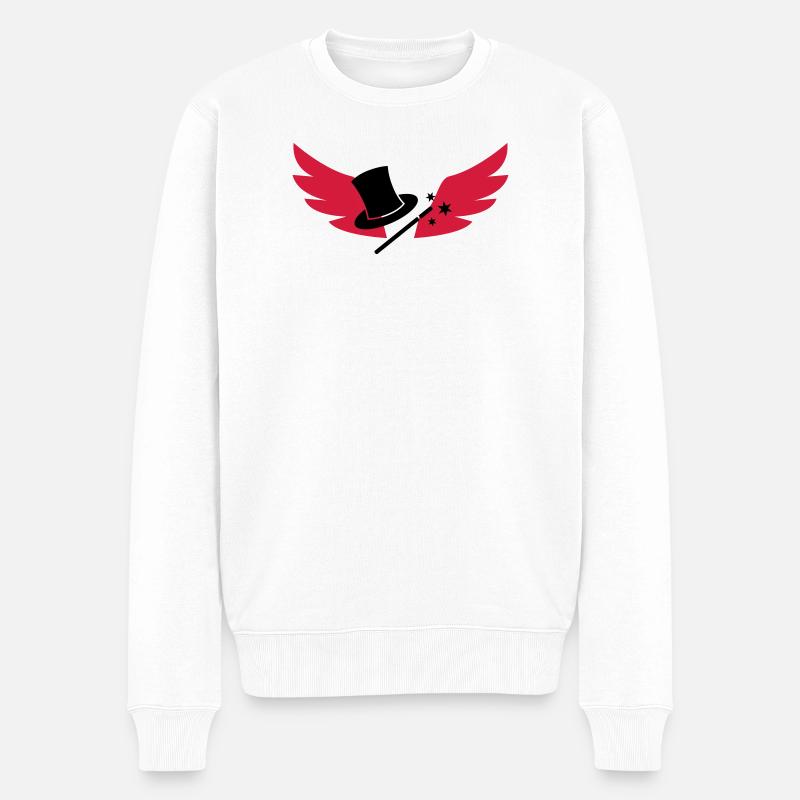 Magic / Magie - Pull Premium bio Homme - blanc