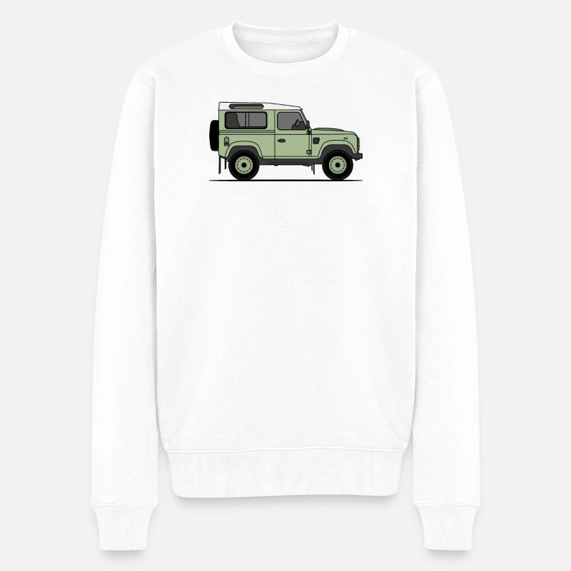 Defender 90 - Pull Premium bio Homme - blanc