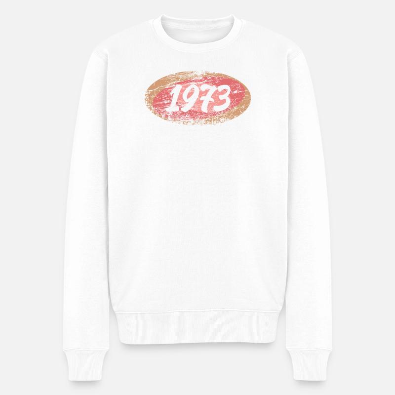 Vacances 1973 - Pull Premium bio Homme - blanc