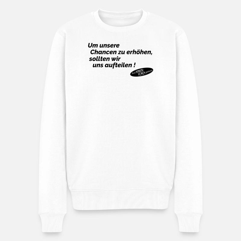 Augmenter les opportunités - Pull Premium bio Homme - blanc