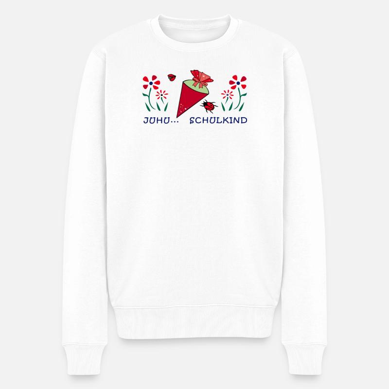 Youpi l’écolier - Pull Premium bio Homme - blanc