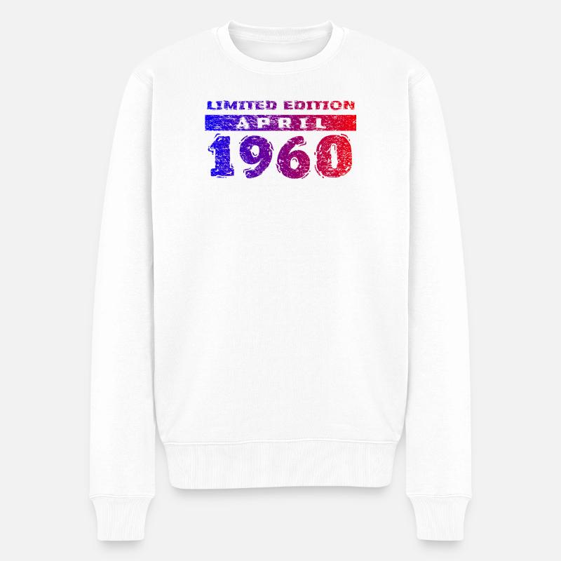 66e anniversaire Édition Limitée 04/1960 - Pull Premium bio Homme - blanc