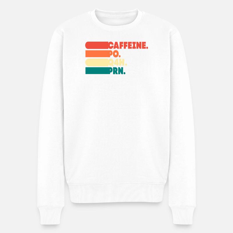 Pflege Krankenschwester Krankenhaus Geschenk - Männer Premium Bio Pullover - Weiß