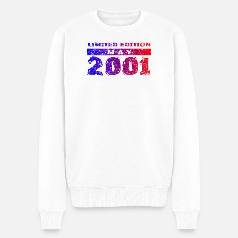 25e anniversaire Édition Limitée 05/2001 - Pull Premium bio Homme - blanc