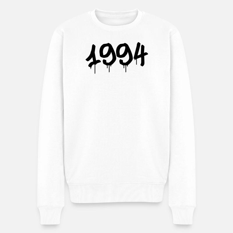Graffiti : 1994 - Pull Premium bio Homme - blanc