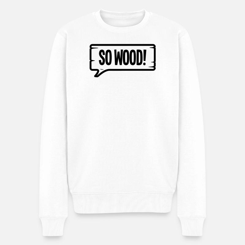 ALORS DU BOIS ! - Pull Premium bio Homme - blanc