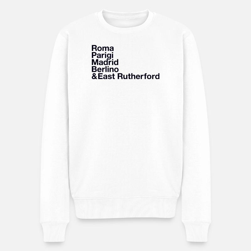 Finale - Männer Premium Bio Pullover - Weiß