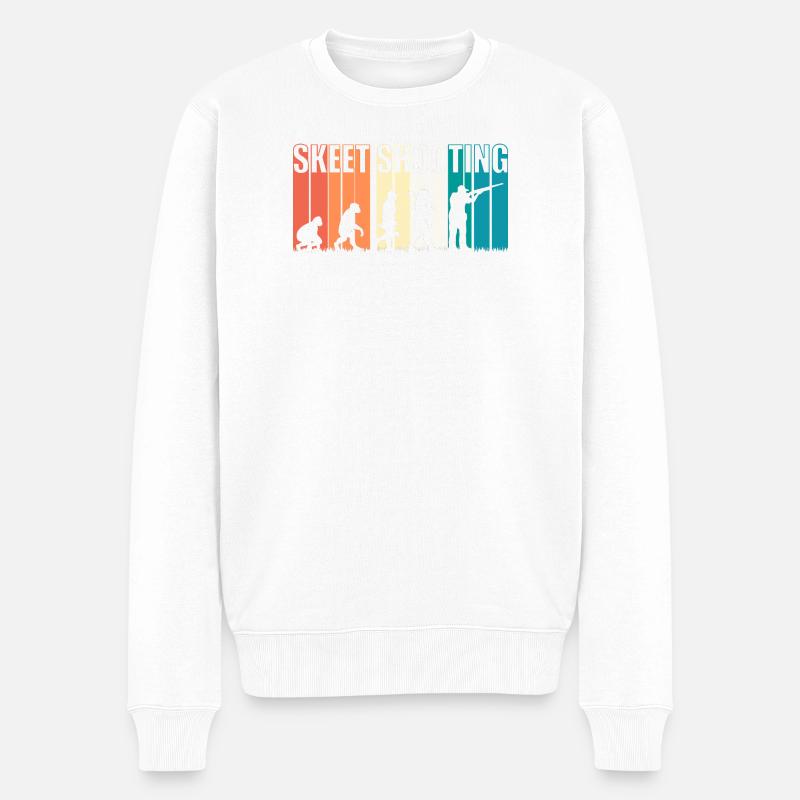 Tontauben - Männer Premium Bio Pullover - Weiß