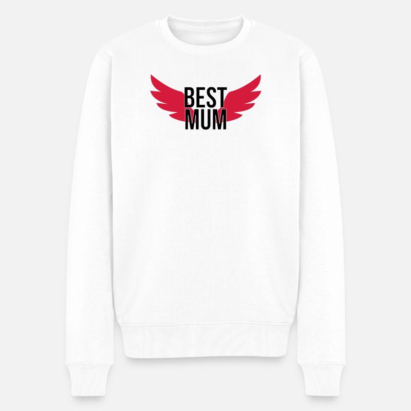 Best Mum - Pull Premium bio Homme - blanc