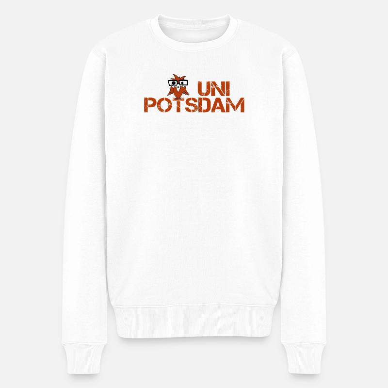 UNI POTSDAM - Pull Premium bio Homme - blanc