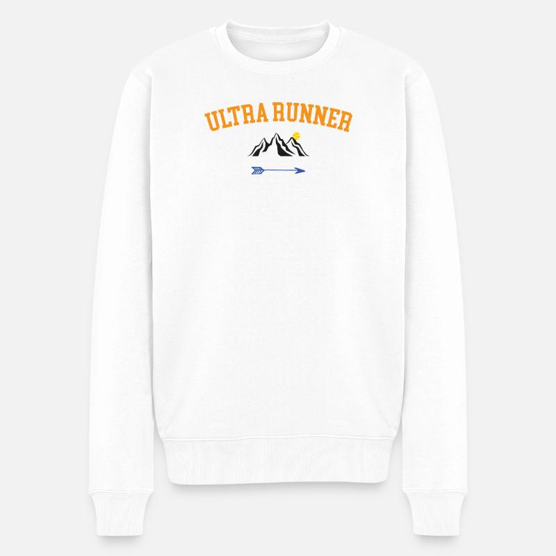 Ultra Runner - Pull Premium bio Homme - blanc