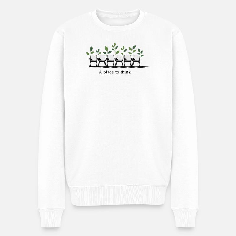 Chaises Verdant Thinkspace - Pull Premium bio Homme - blanc