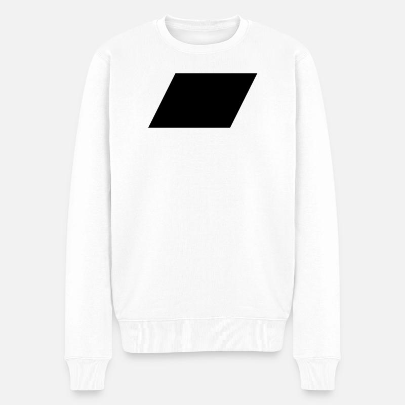 Parallélogramme - Pull Premium bio Homme - blanc