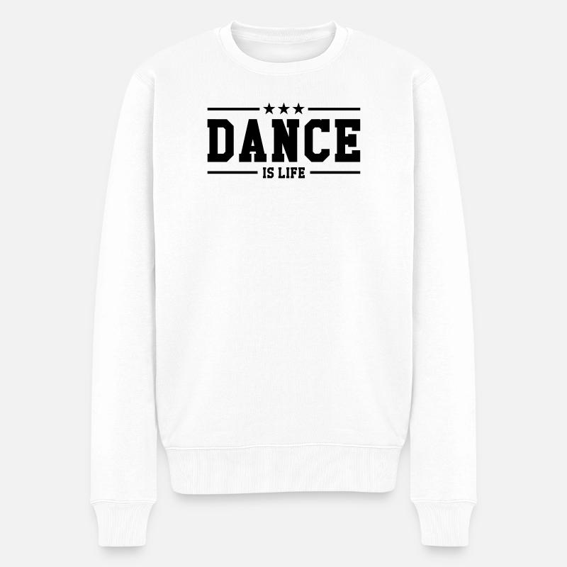 La danse c'est la vie - Pull Premium bio Homme - blanc
