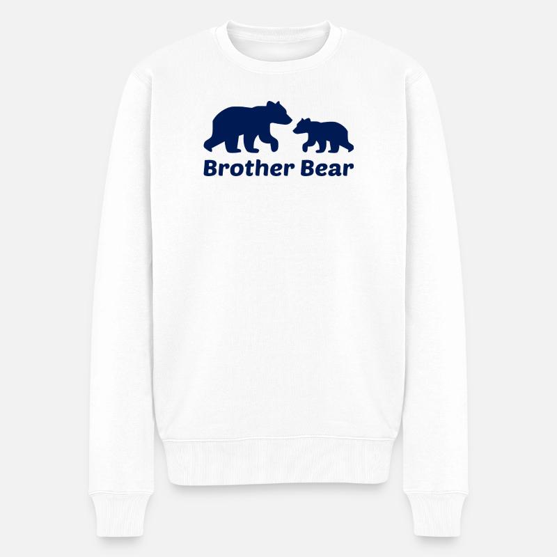 Don du frère Ours - Pull Premium bio Homme - blanc