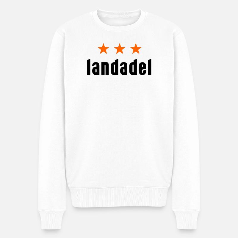 Noblesse terrienne avec des étoiles - Pull Premium bio Homme - blanc