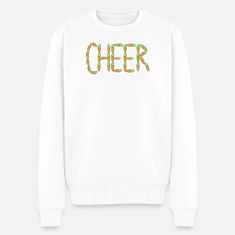 Les carottes acclament. - Pull Premium bio Homme - blanc