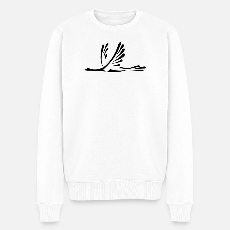 vogel_1 - Pull Premium bio Homme - blanc