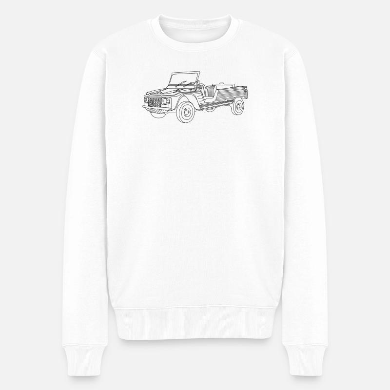 La Mehari - Pull Premium bio Homme - blanc