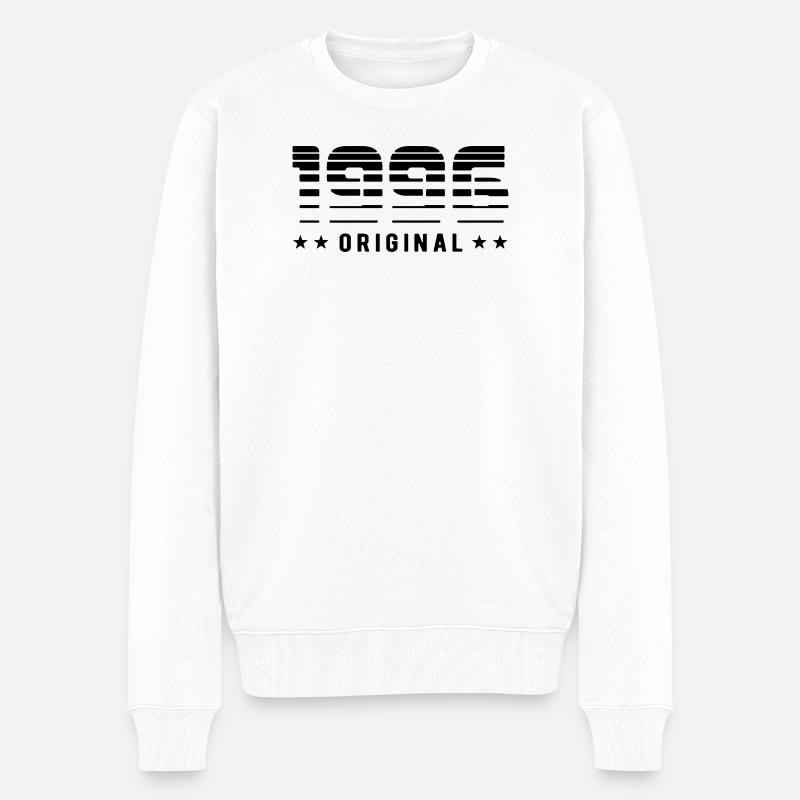 1996 Rétrodesign original | Anniversaire - Pull Premium bio Homme - blanc