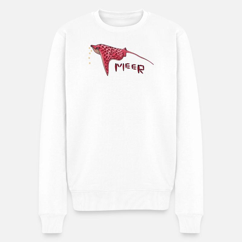 Stingray - Pull Premium bio Homme - blanc