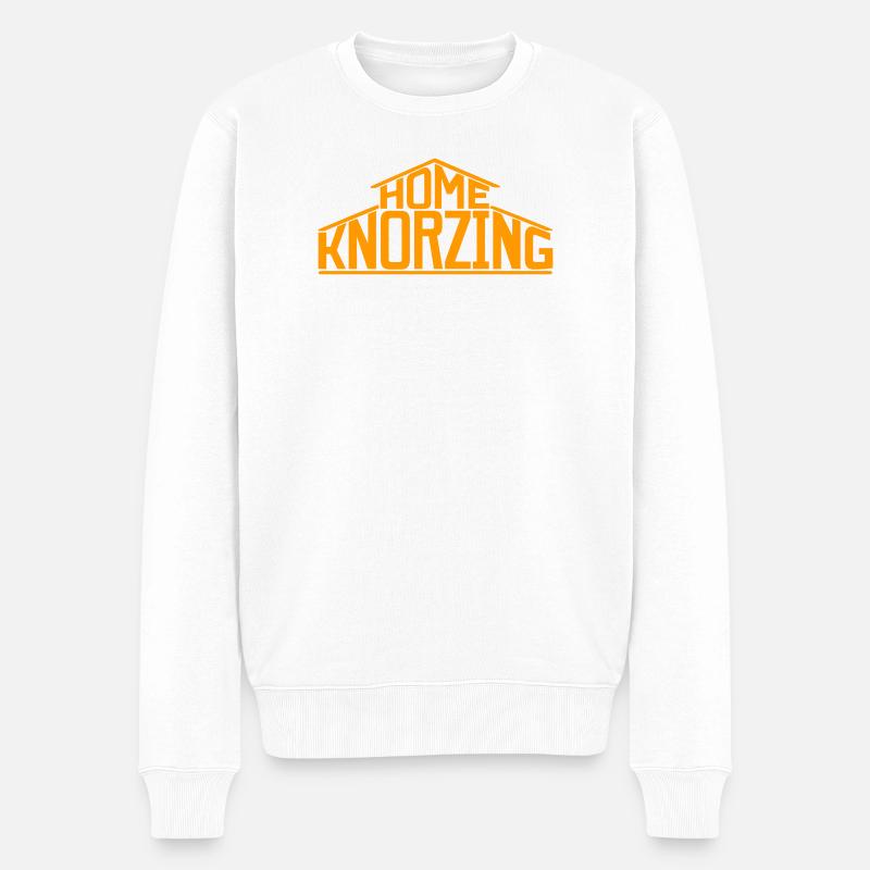 Homeknorzing - Männer Premium Bio Pullover - Weiß