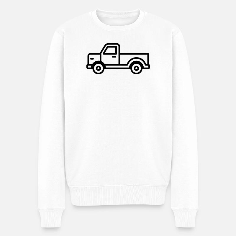 camion - Pull Premium bio Homme - blanc