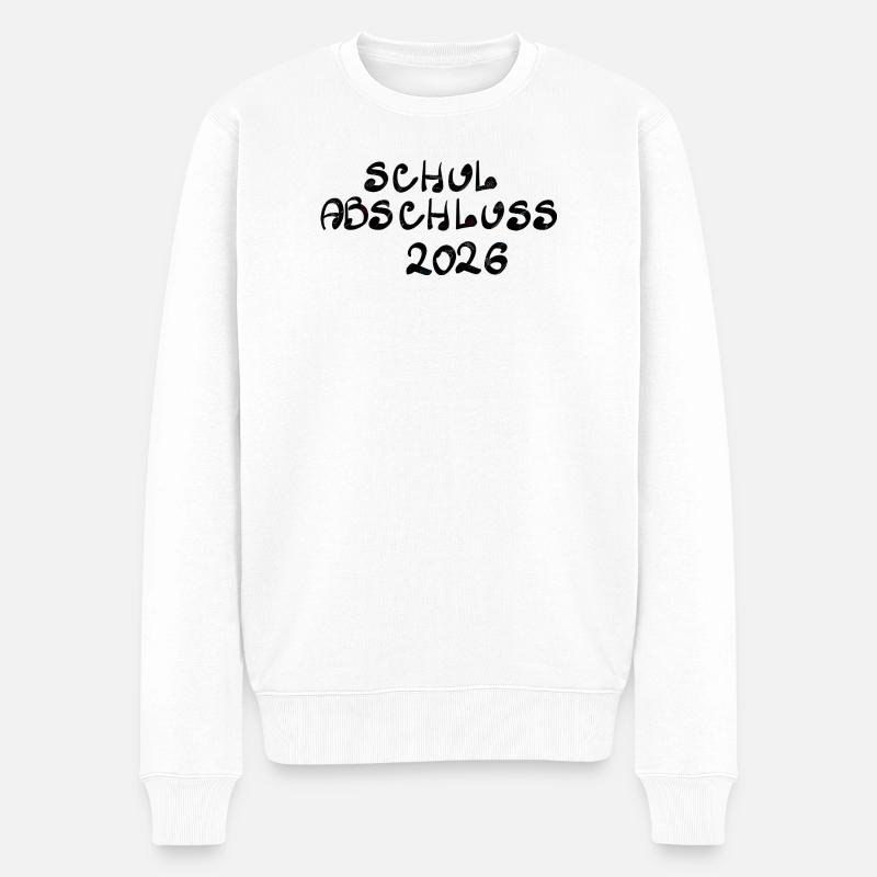 Remise des diplômes 2026 - Pull Premium bio Homme - blanc