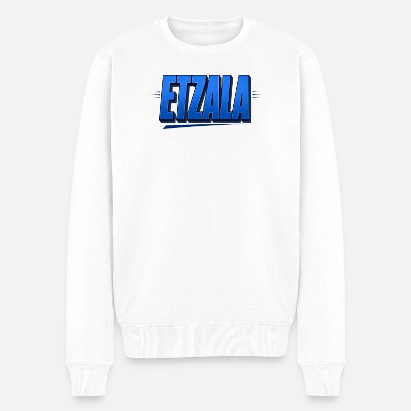 Etzala – dialecte franconien - Pull Premium bio Homme - blanc