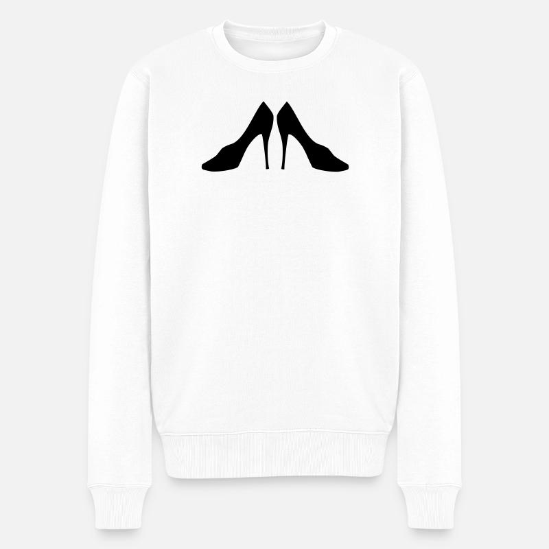 schuhe - Männer Premium Bio Pullover - Weiß
