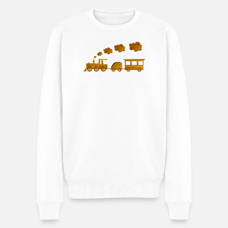 tracteur - Pull Premium bio Homme - blanc