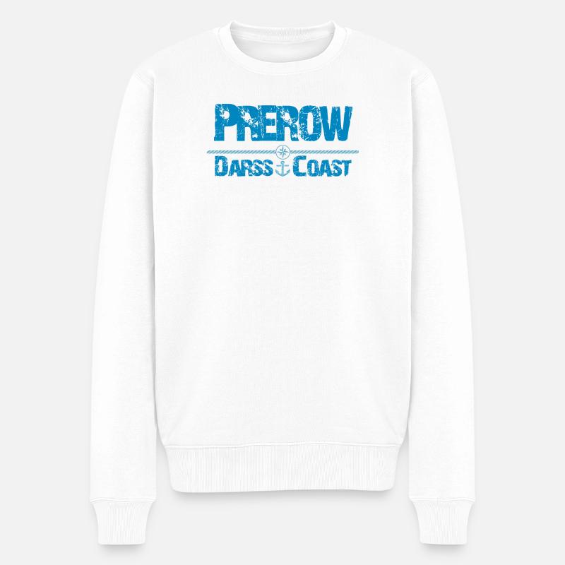 Ostseebad Prerow Darss - Männer Premium Bio Pullover - Weiß