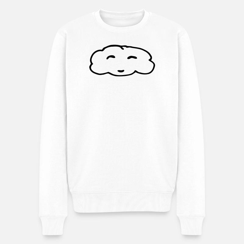 Nuage - Pull Premium bio Homme - blanc