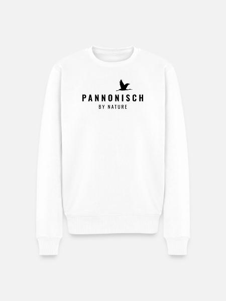 Pannonisch by nature - Männer Premium Bio Pullover - Weiß