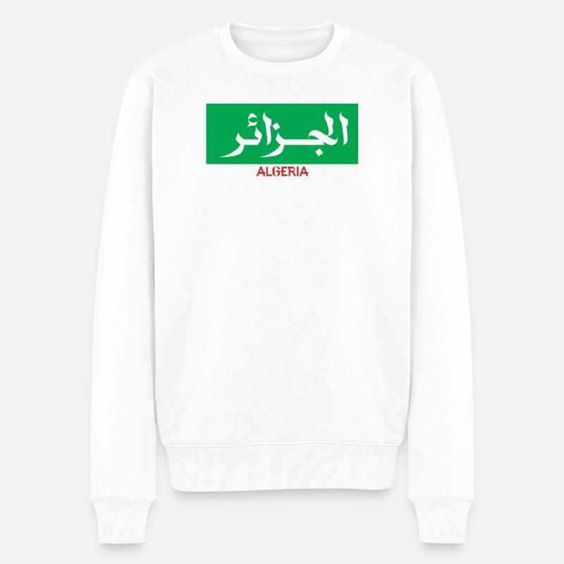 Algérie DZ en Arabe Djazayer - Pull Premium bio Homme - blanc