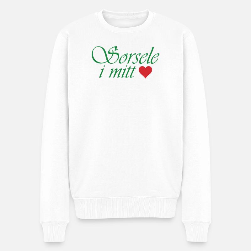 Sorsele dans mon cœur - Pull Premium bio Homme - blanc