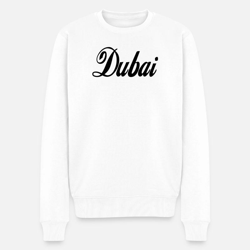 Dubai - Männer Premium Bio Pullover - Weiß