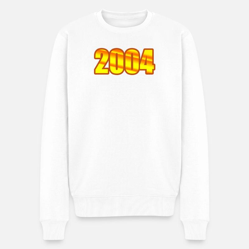 Année 2004 - Pull Premium bio Homme - blanc