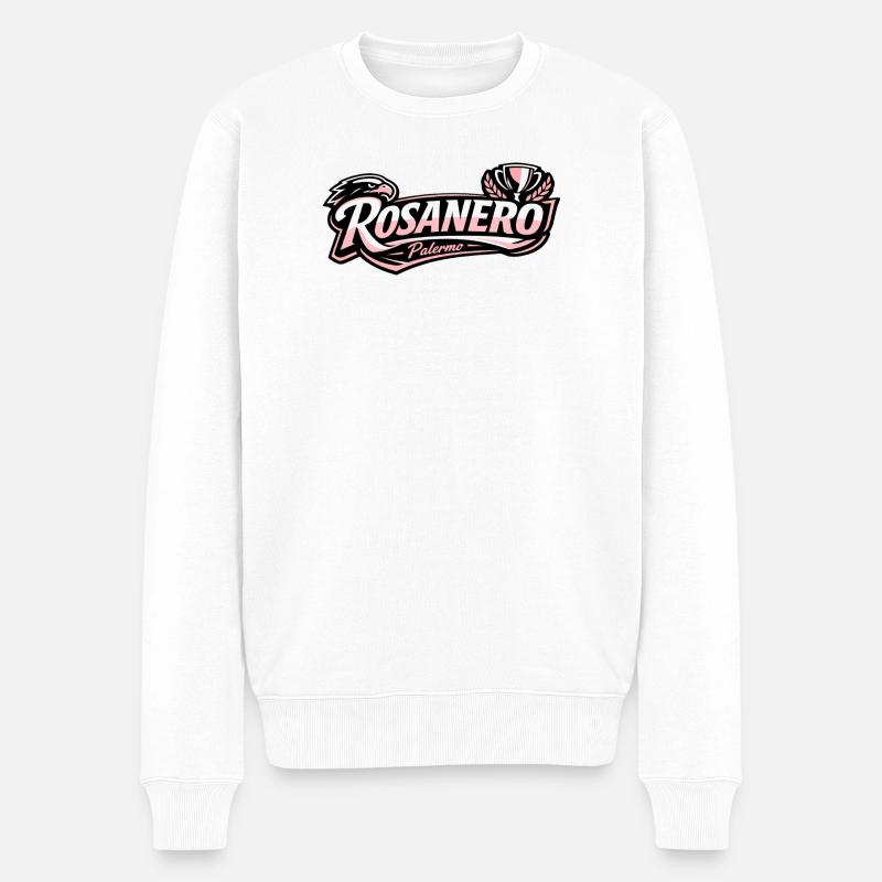 Rosanero, Sizilien - Männer Premium Bio Pullover - Weiß