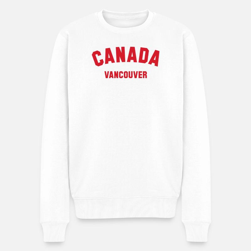 VANCOUVER, Canada Kanada - Pull Premium bio Homme - blanc