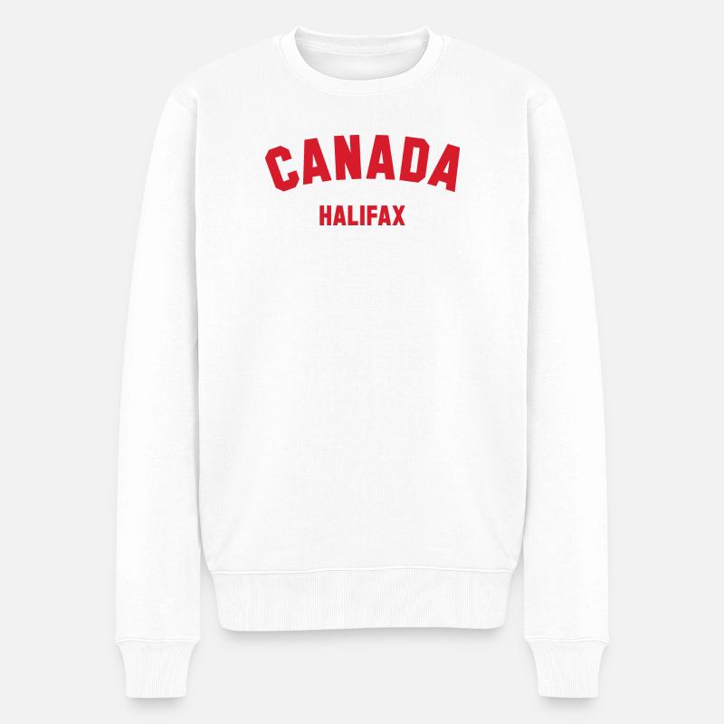 HALIFAX, Canada - Pull Premium bio Homme - blanc