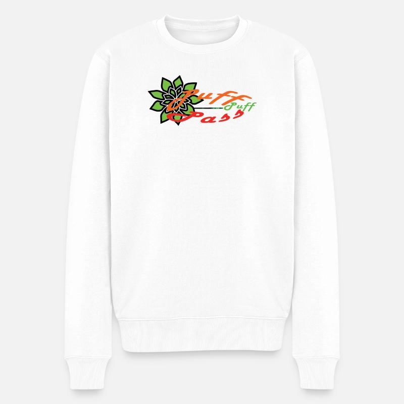 Puff-Puff-Pass !!! - Pull Premium bio Homme - blanc