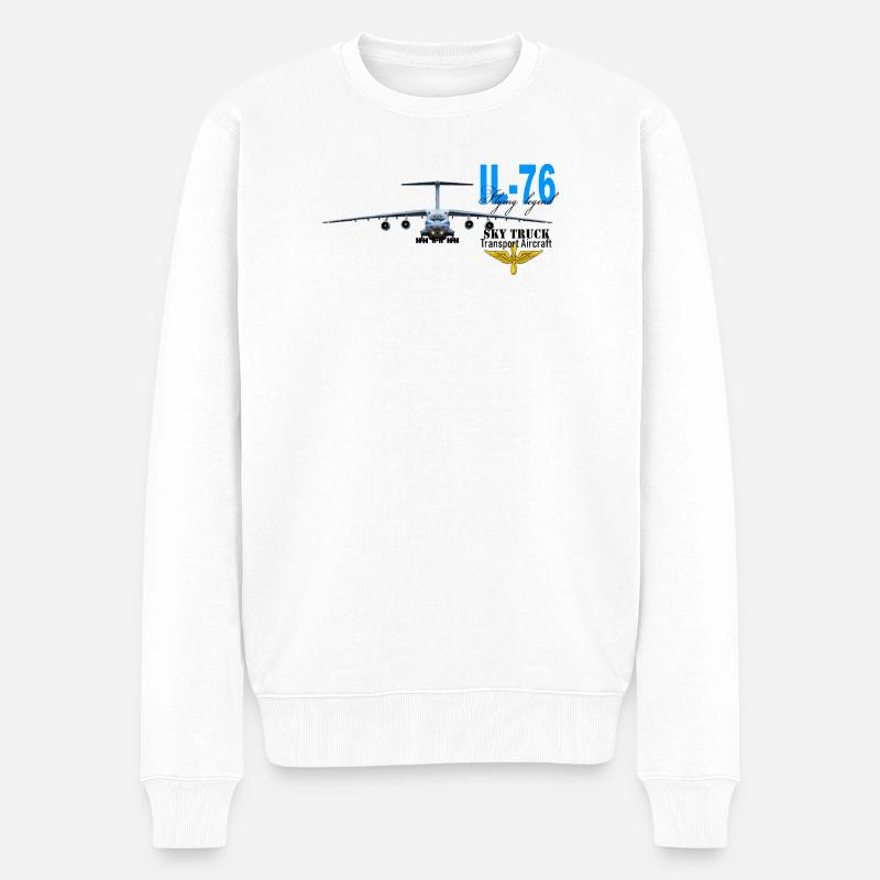 L’IL-76 - Pull Premium bio Homme - blanc